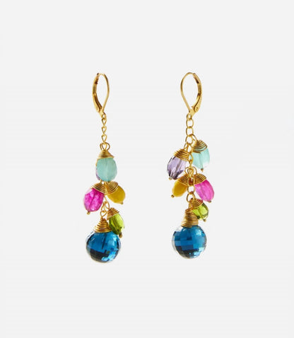 Women's Gemstone Dangle Earrings