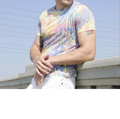 Bright Colors Print T-shirt