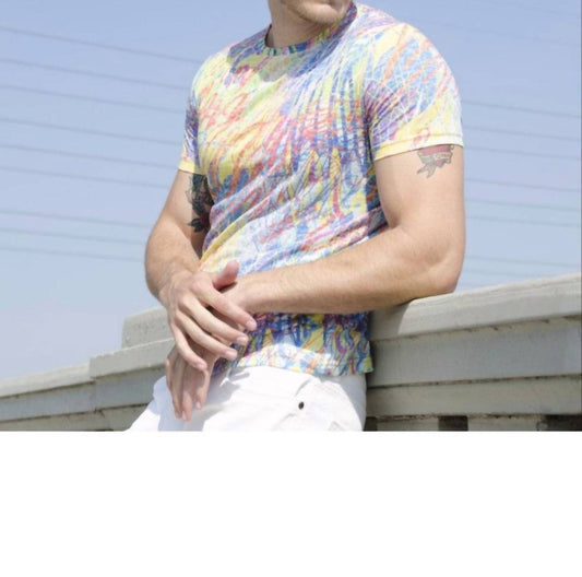 Bright Colors Print T-shirt