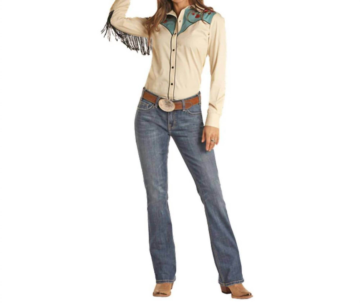 Rock & Roll Cowgirl - Vintage Riding Fit Jean - Rack Hunt