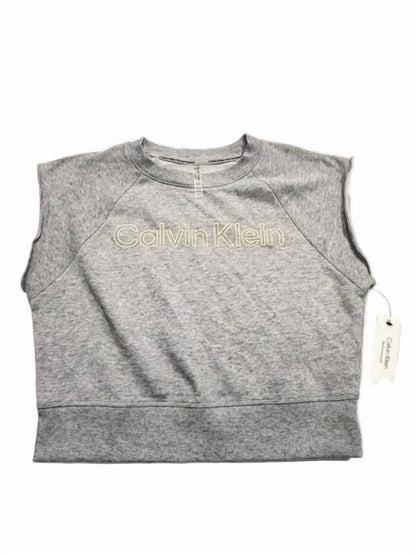 Sleeveless Puff-logo Cropped Top