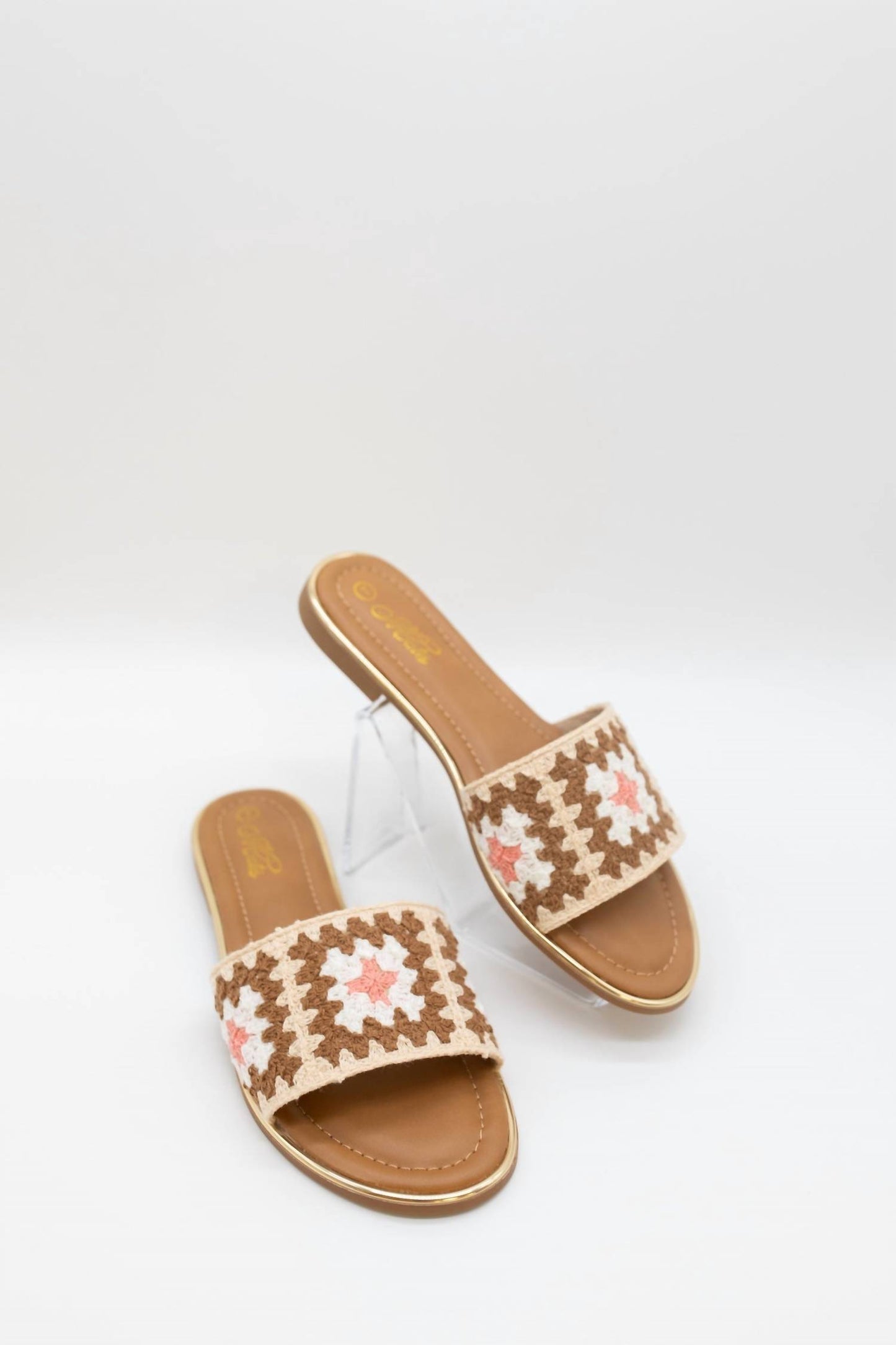 Women's You're So Golden Crochet Sandals