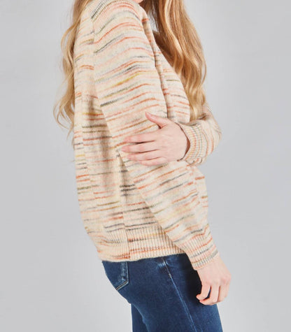 Heathered Knit Sweater