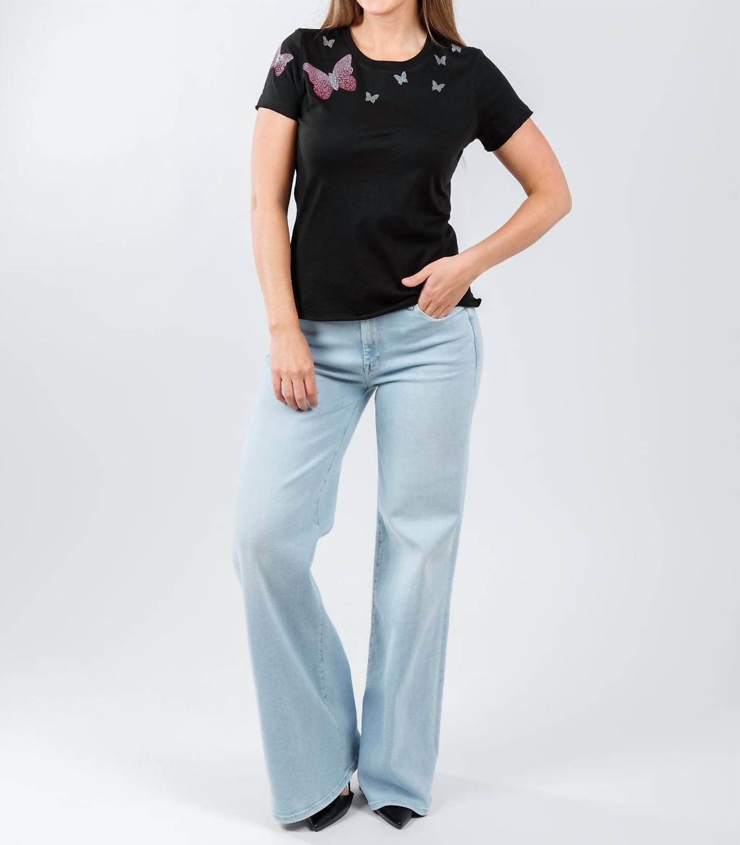 Suzy T - Samy Butterflies Top - Rack Hunt -