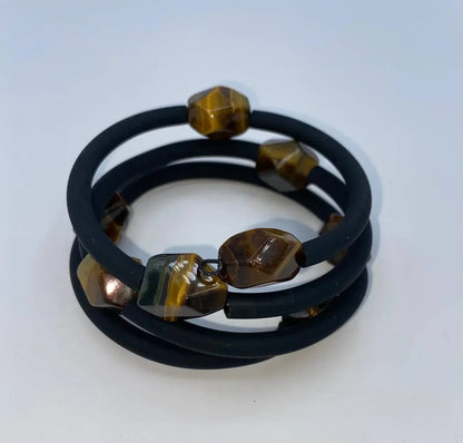 Designs by OC - Women's Tiger Eye Memory Bracelet - Rack Hunt