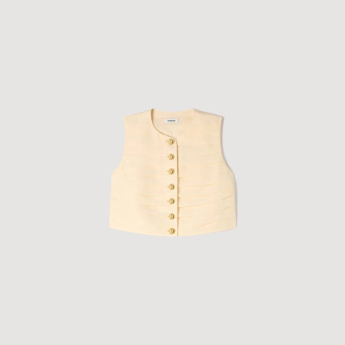 Pleated Crop Top & Mini Skirt Set