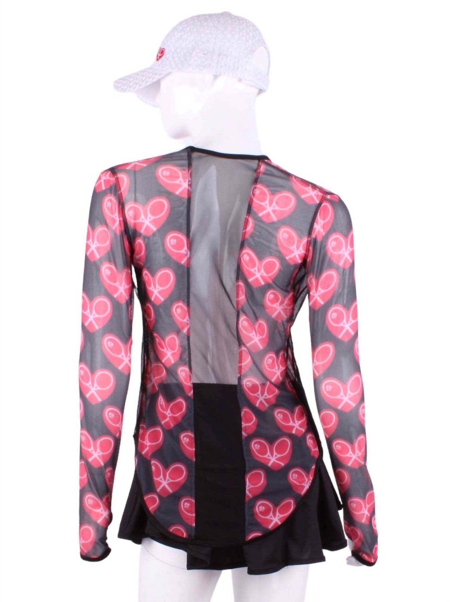 Love Love Tennis - Women's Limited Heart Mesh Tee - Rack Hunt