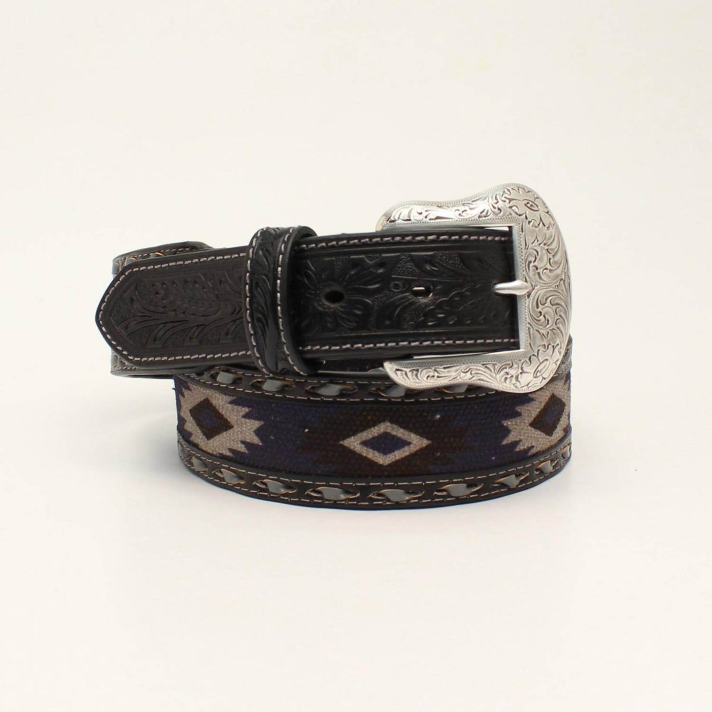 Nocona Belt Co. - Men's Southwest Fabric Inset Belt - Rack Hunt