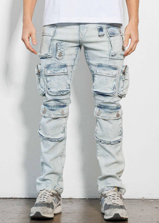 Cargo Denim Jeans