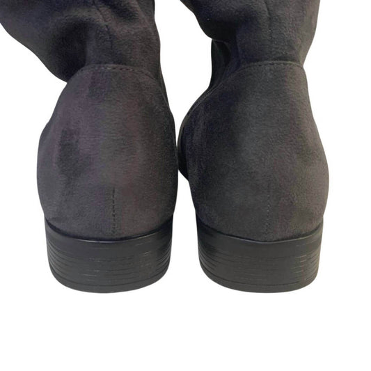 Dream Pairs - Women's Faux Suede Knee High Low Heel Fashion Boots - Rack Hunt -