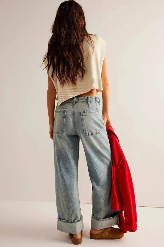 Dipped Shop - Women’s Washed Street Straight Leg Jeans - Rack Hunt