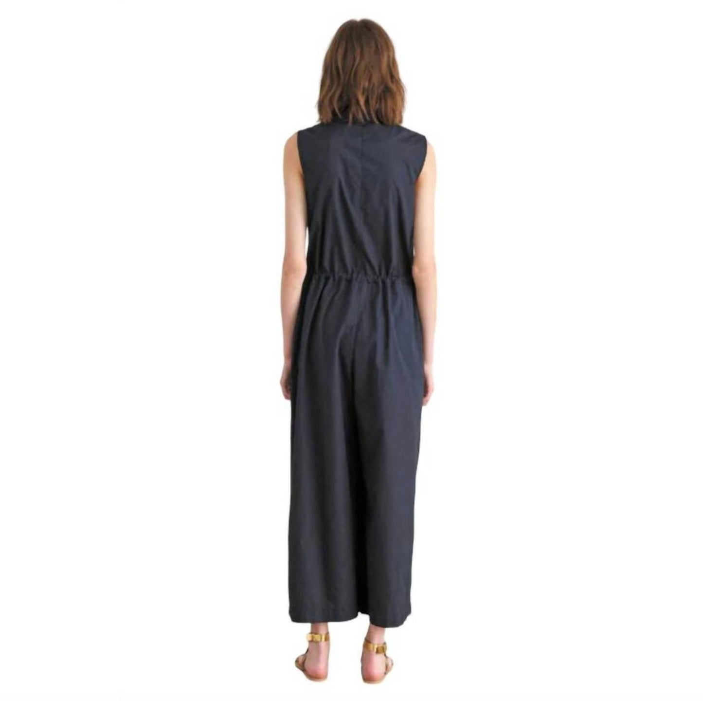 Black Zip up Jumpsuit
