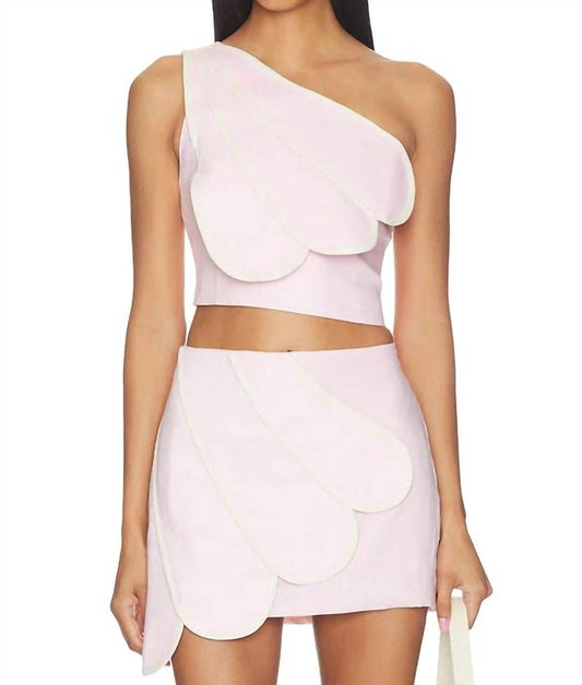 Sandy Off-choulder Sleeveless Top