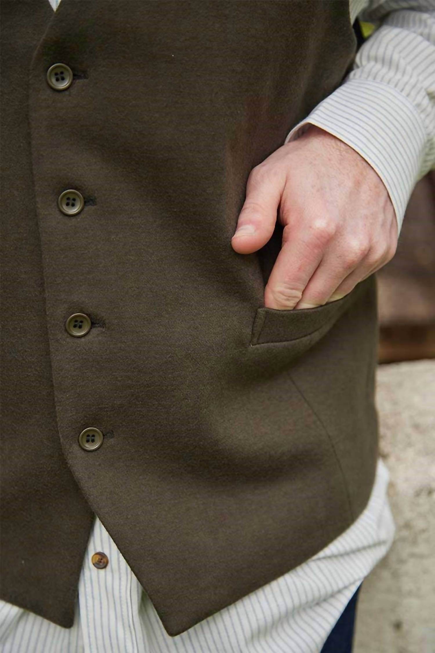 Lee Valley - Inch Wool Tweed Vest - Rack Hunt -