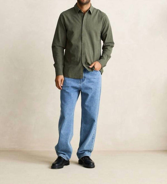 Classic Long Sleeve Linen Shirt