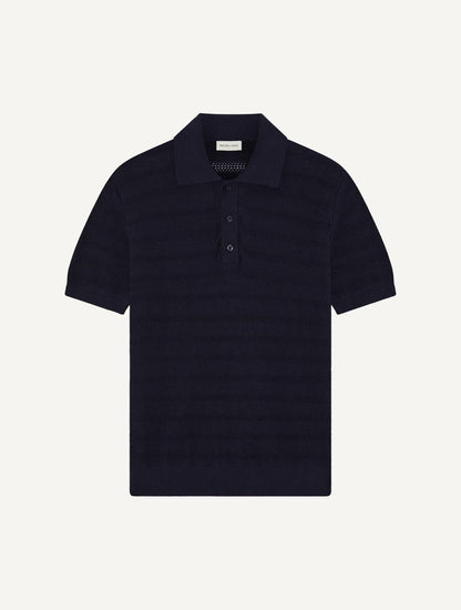 Vidal Cotton Blend Buttoned Short Sleeve Polo