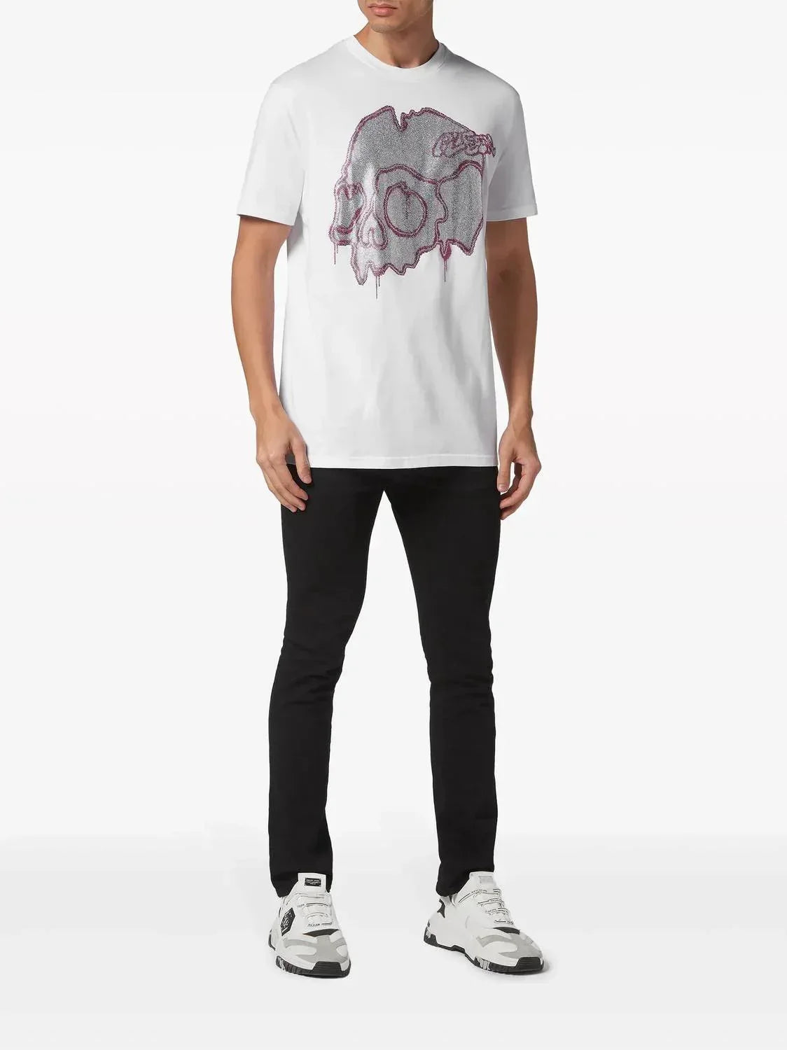 PHILIPP PLEIN - Crystal Skull Tee T-shirt - Rack Hunt