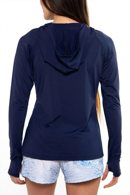 Reel Skipper - Classic Performance Uv Shirt Hoodie - Rack Hunt