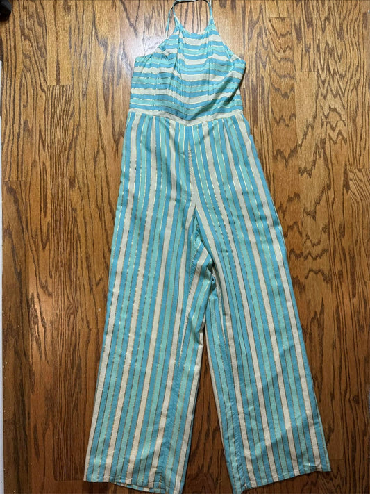 Julie Brown - Women's Striped Jumpsuit - Rack Hunt
