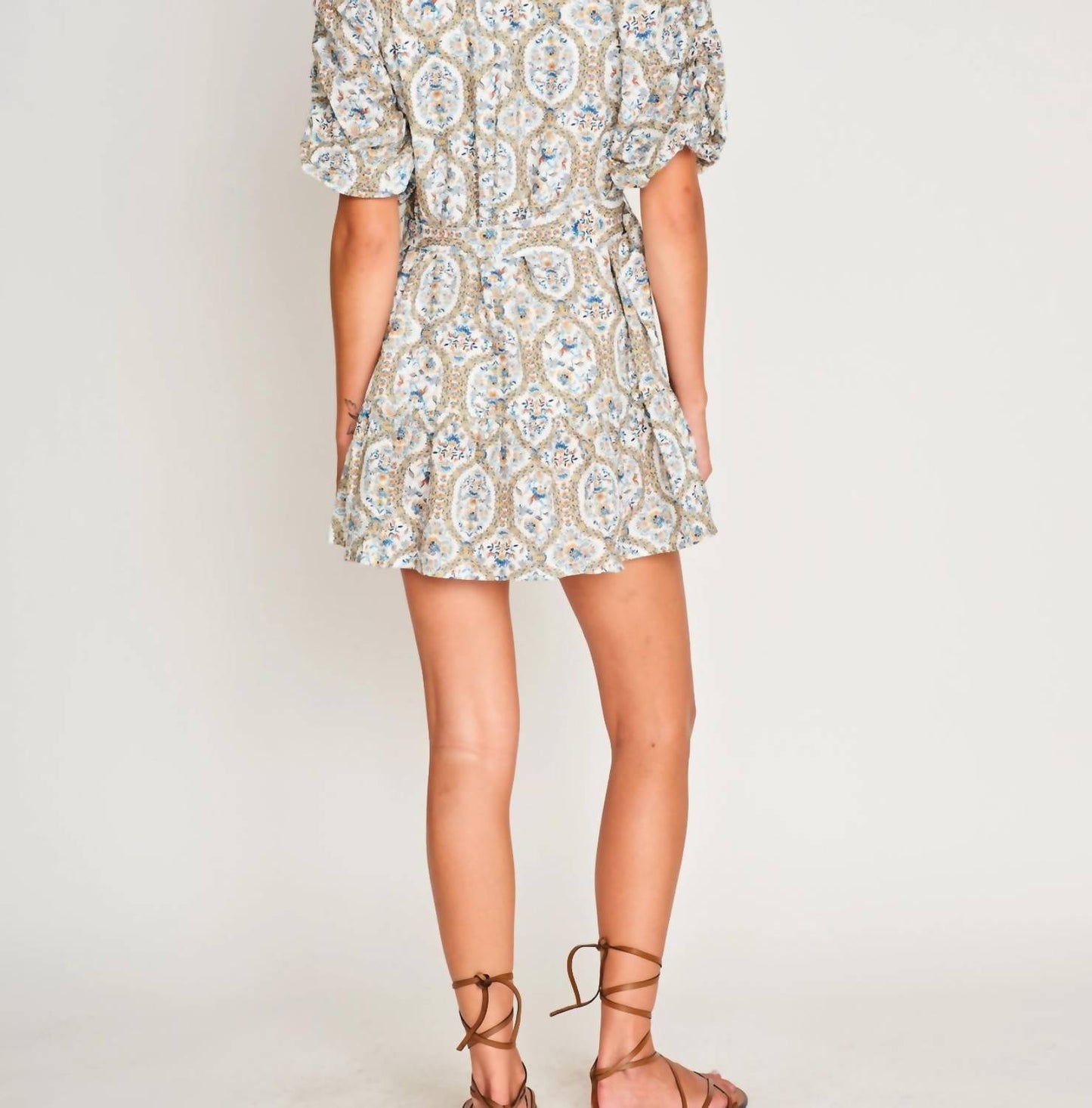Thea Printed Mini Dress