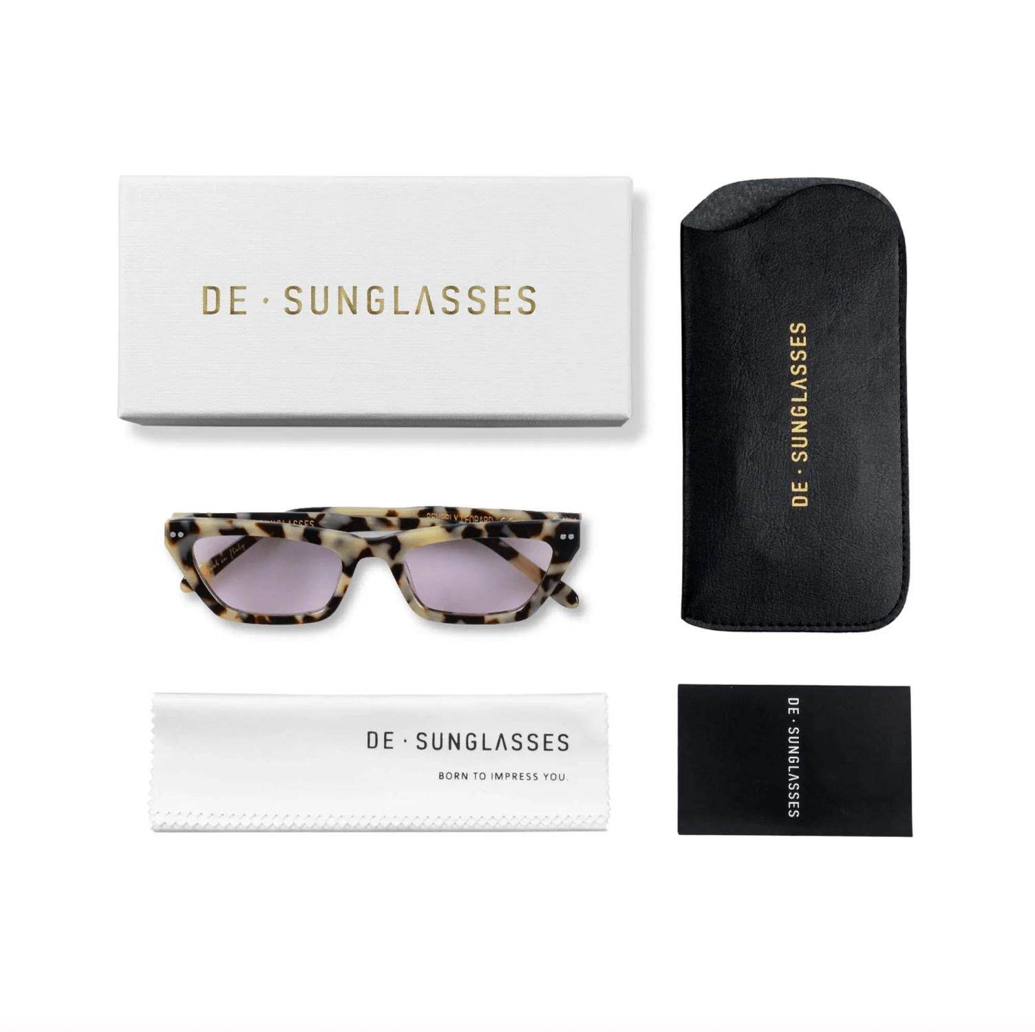 DE-Sunglasses - Women's Beverly Leopard Sunglasses - Rack Hunt -