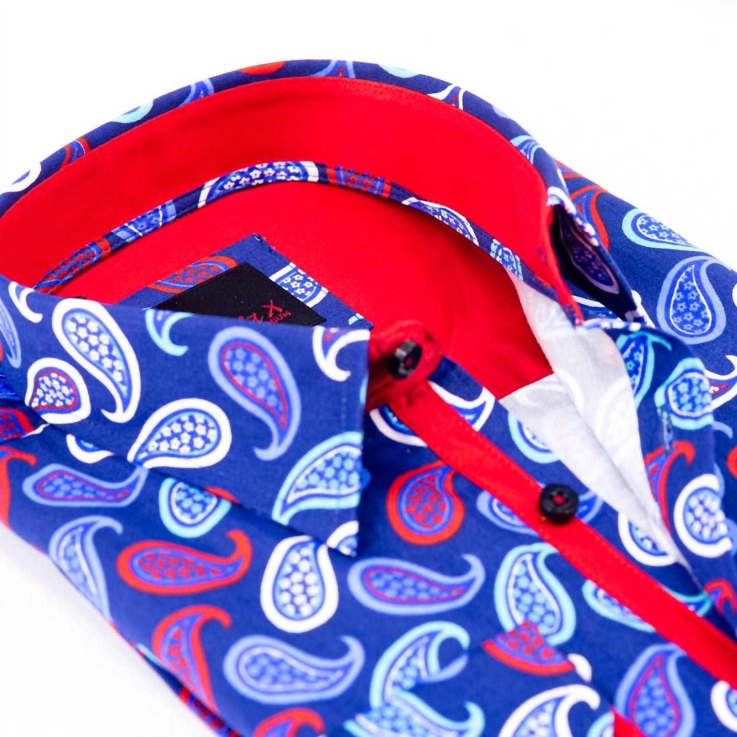 Men's Paisley Print Button Down Shirt