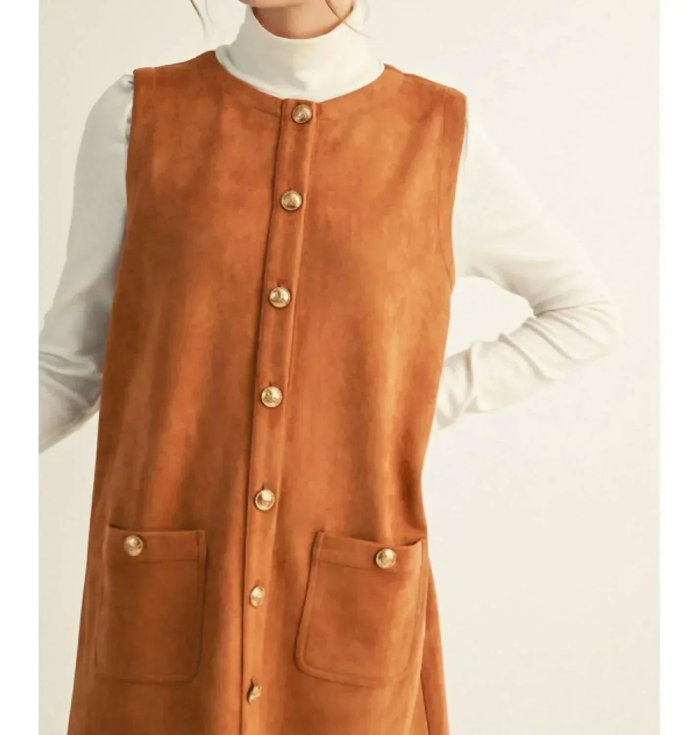 JODIFIL - Sweet As Can Be Suede Shift Dress - Rack Hunt
