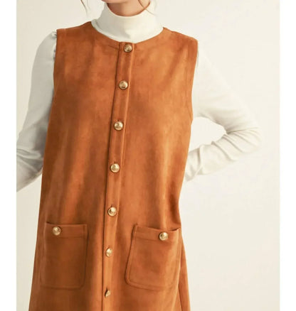 JODIFIL - Sweet As Can Be Suede Shift Dress - Rack Hunt