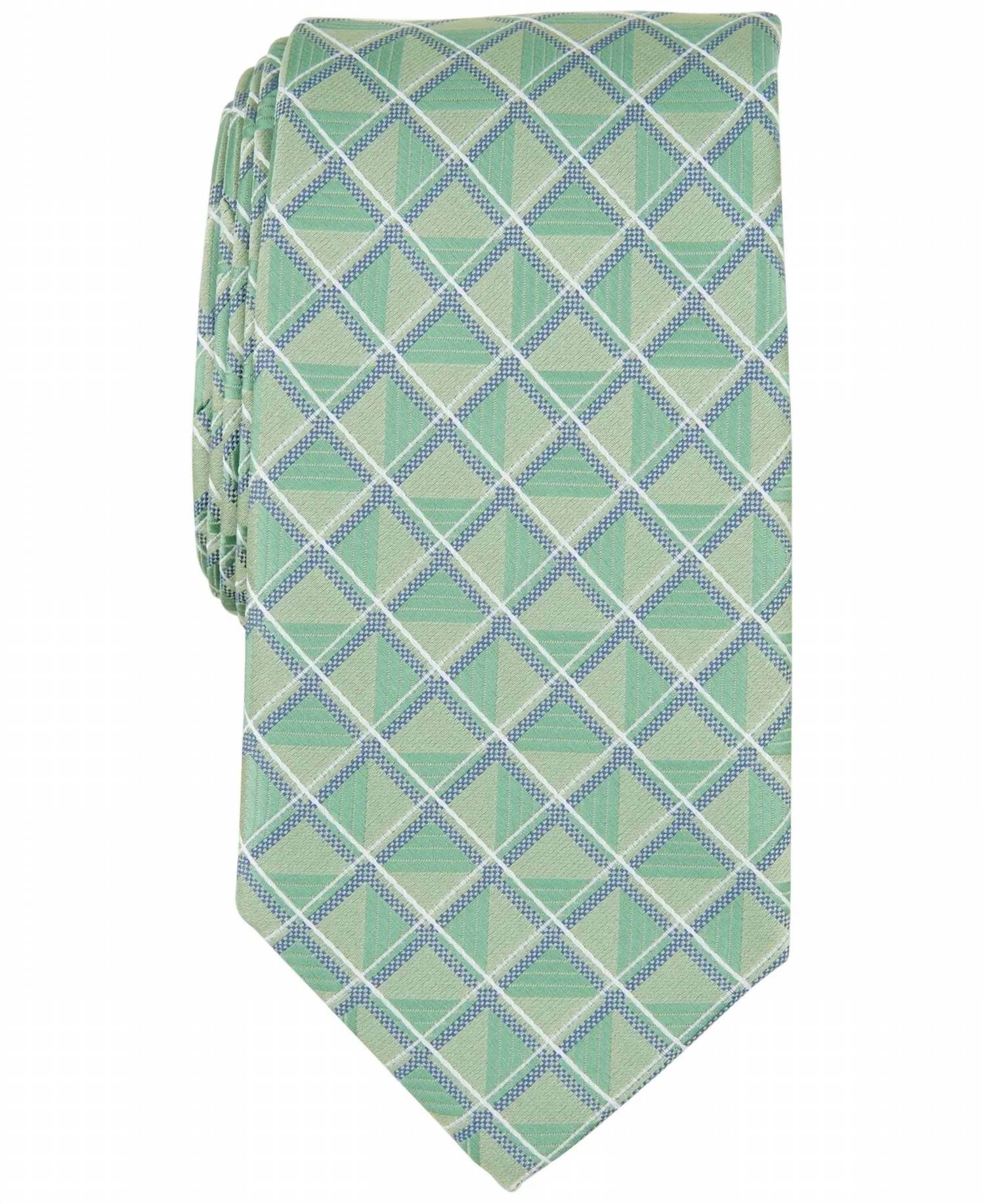 Perry Ellis - Men's Karmen Grid Tie - Rack Hunt -
