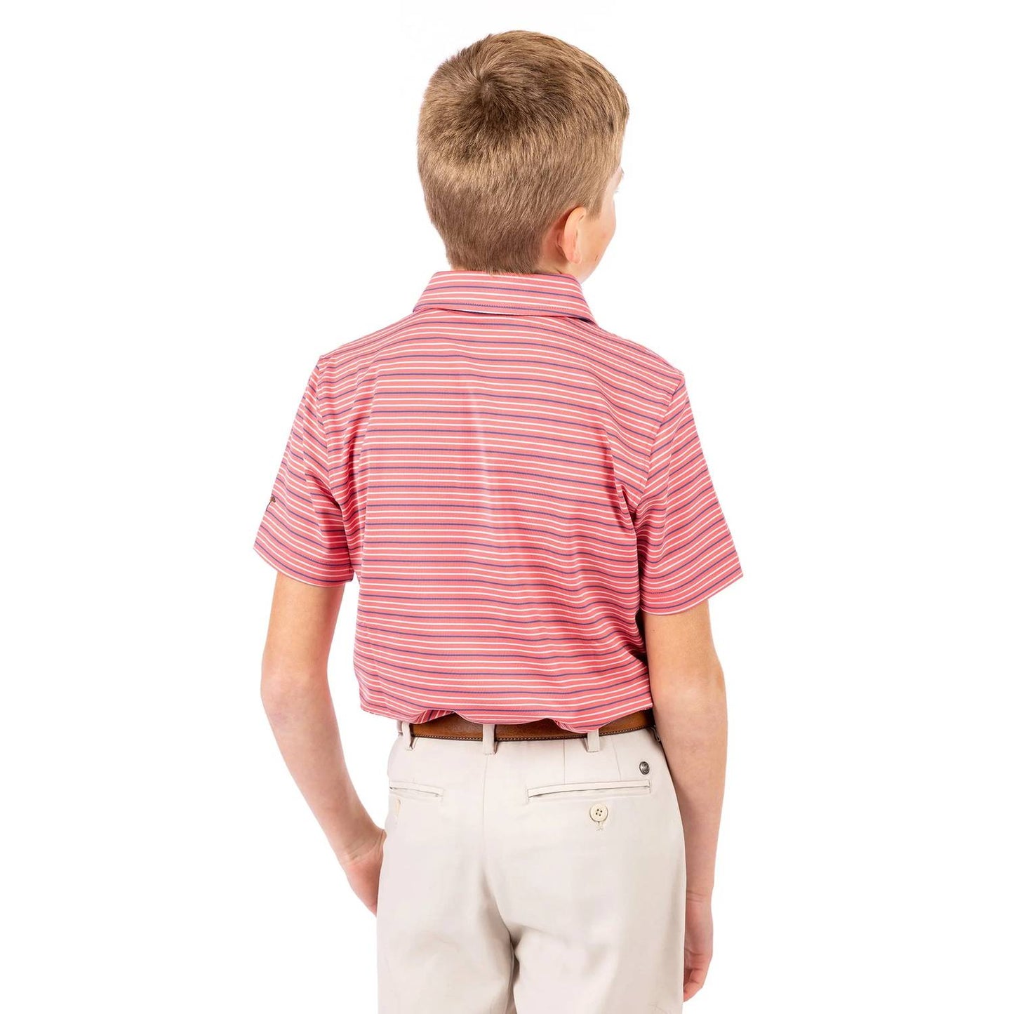 Boys Bayside Stripe Polo
