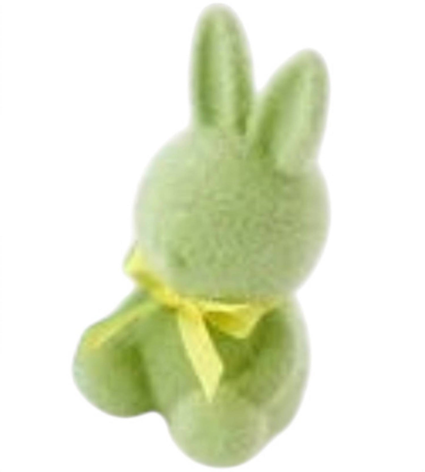 Flocked Sitting Bunny