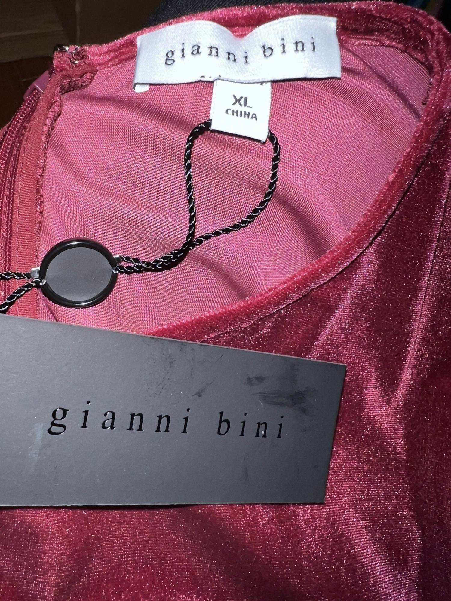 Gianni Bini - Women's Velvet Holiday Party Stretchy Mini Dress - Rack Hunt -