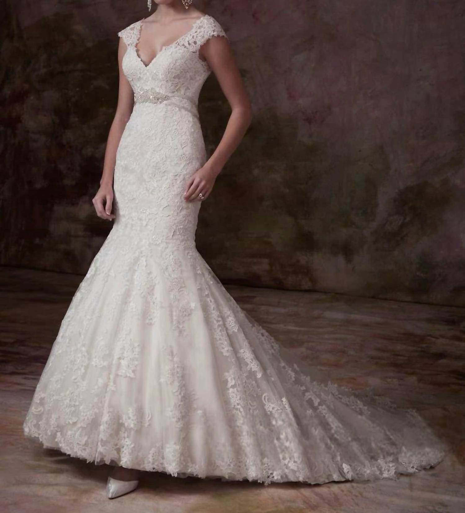 Karelina Sposa - Fit And Flare Wedding Dress - Rack Hunt -