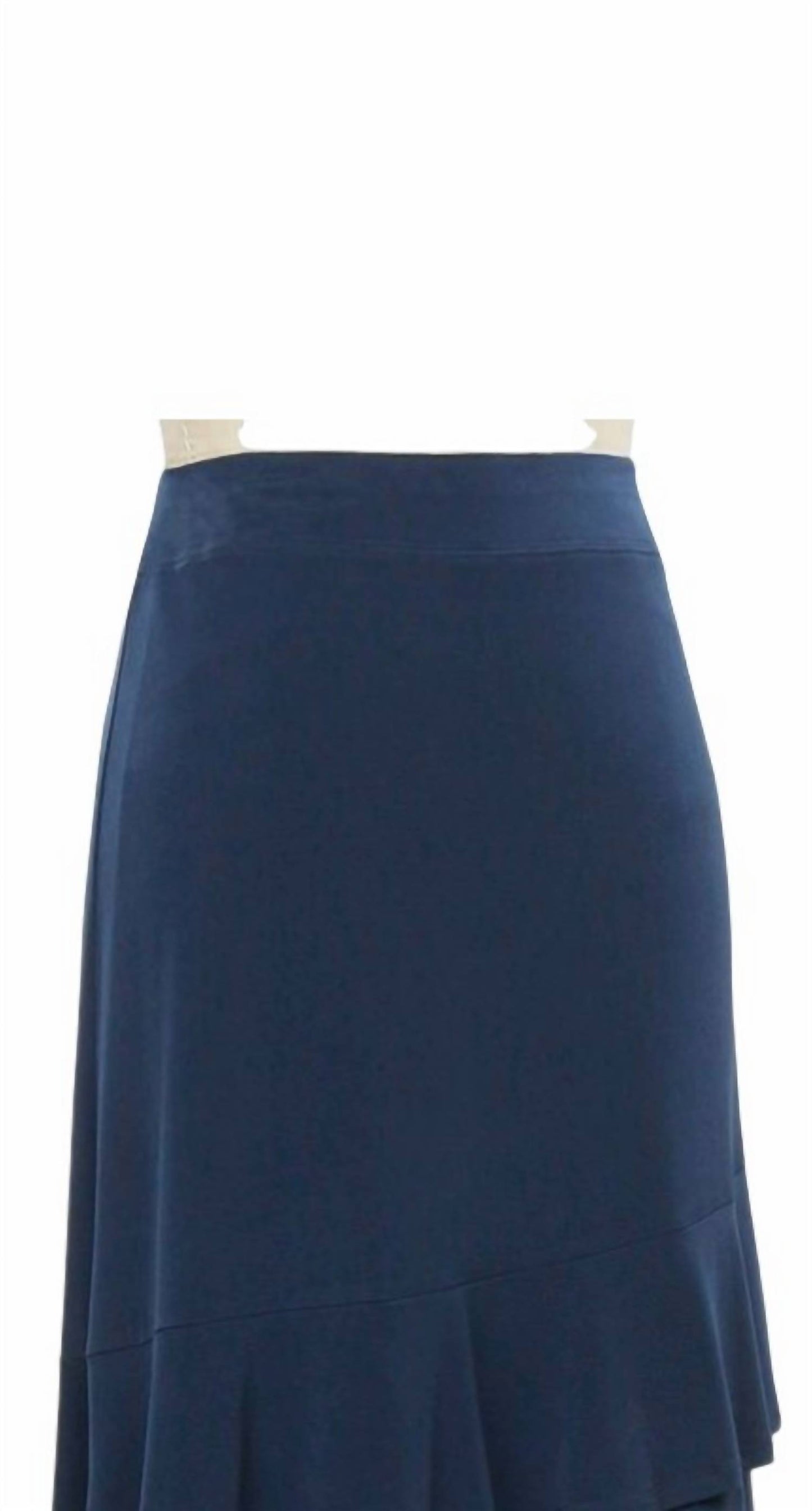 Women's Fact Check Solid Ruff Skirt