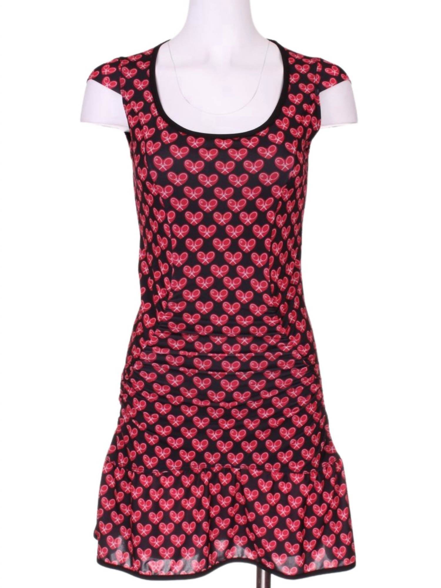 Love Love Tennis - Black Monroe Tennis Dress - Rack Hunt -