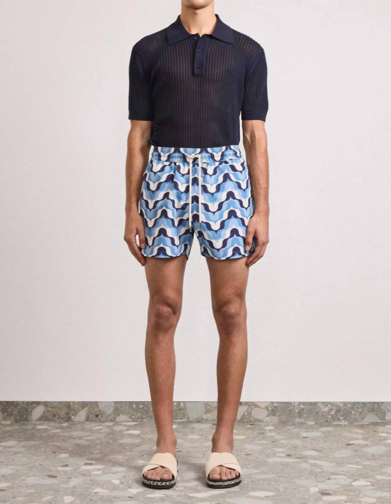 FRESCOBAL CARIOCA - Sport Deserto Print Swim Shorts - Rack Hunt -