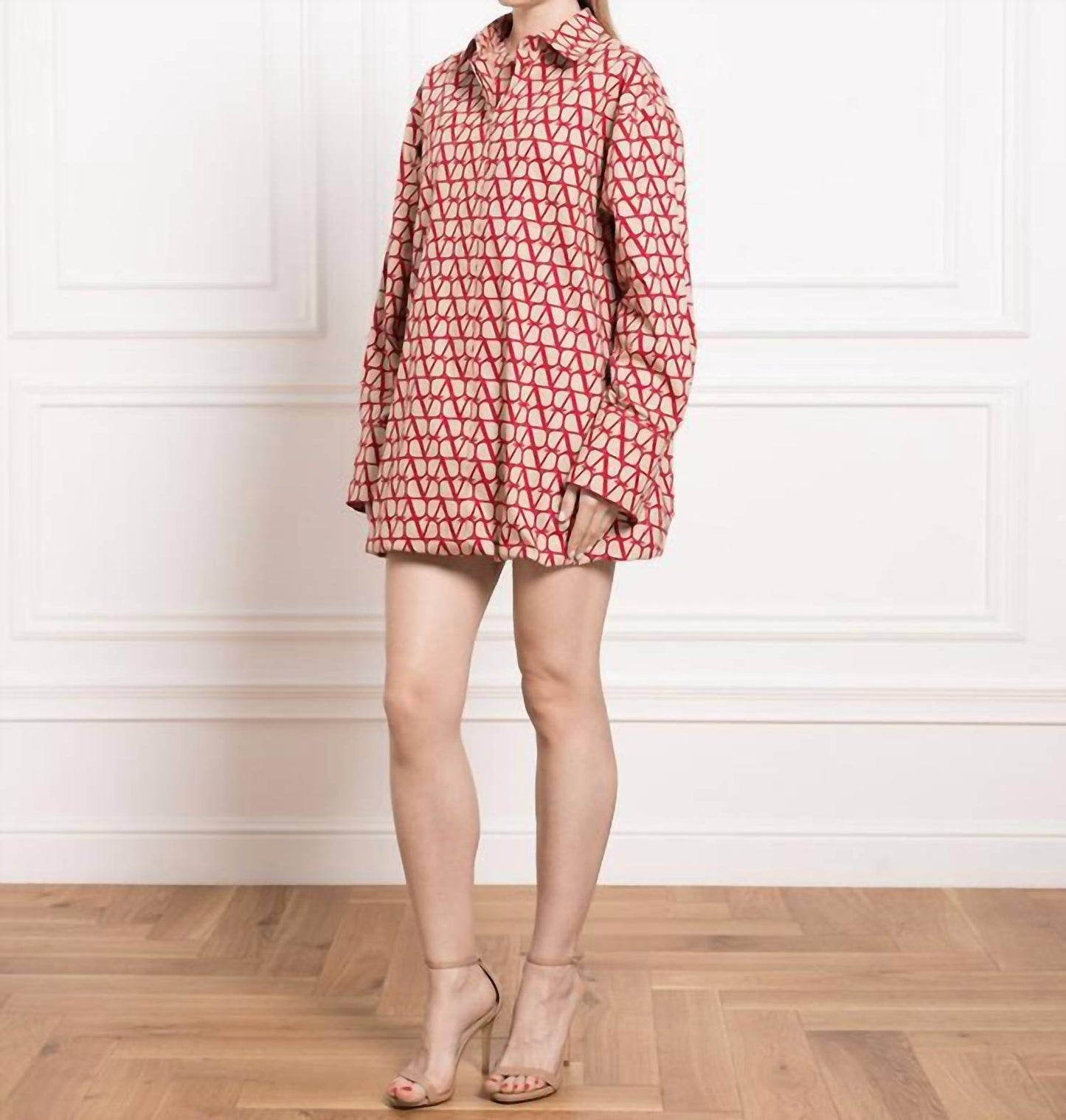 Valentino - Toile Iconographe Print Shirt Dress - Rack Hunt