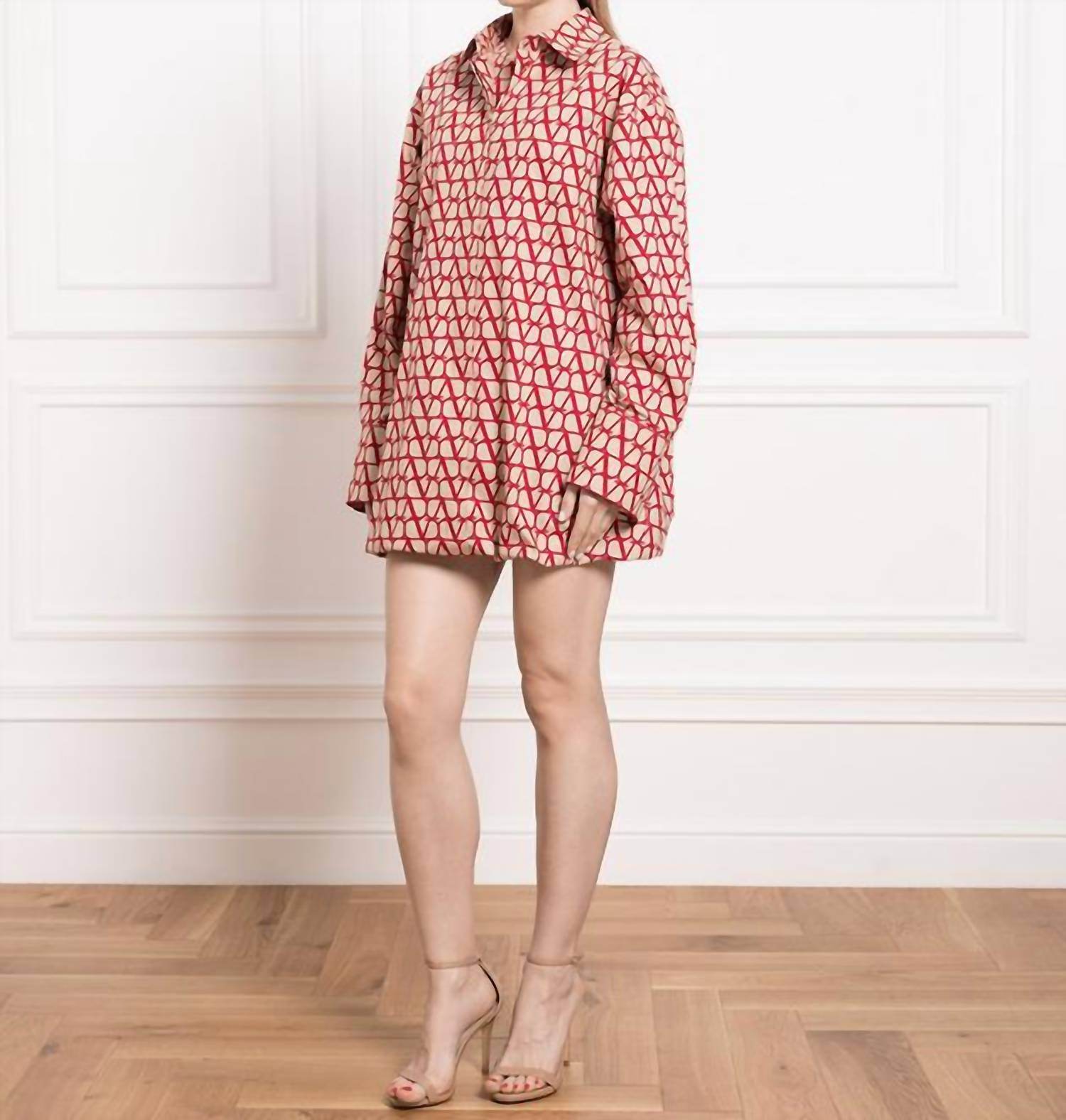 Valentino - Toile Iconographe Print Shirt Dress - Rack Hunt