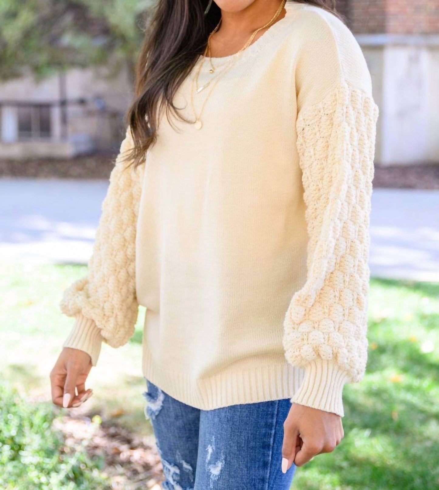 Ave Shops - Bubbly B Sweater - Rack Hunt -