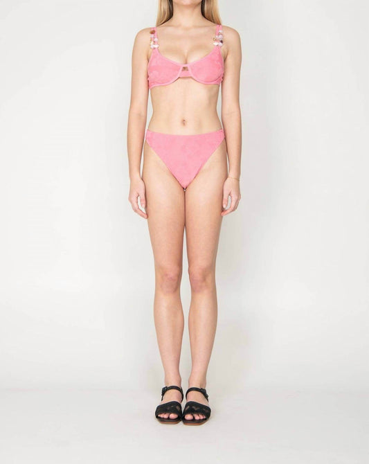 Em on Holiday - Women's Terry Hibiscus Bikini Set - Rack Hunt -