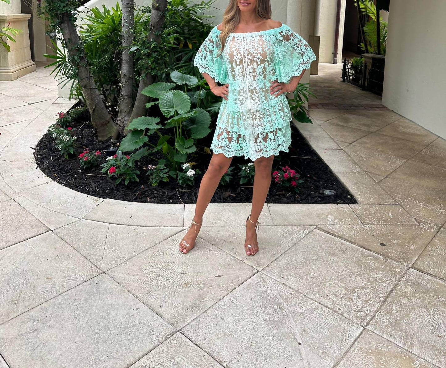 Les Néobourgeoises - Neo Cuba See Through Short Dress - Rack Hunt