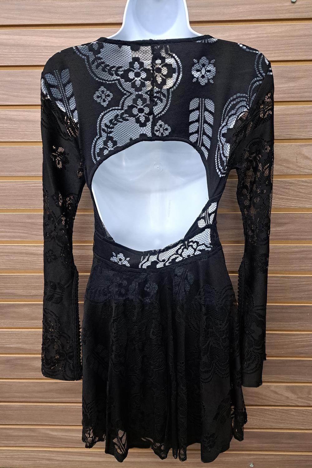 Shop the Trends - Lace Cutout Dress - Rack Hunt