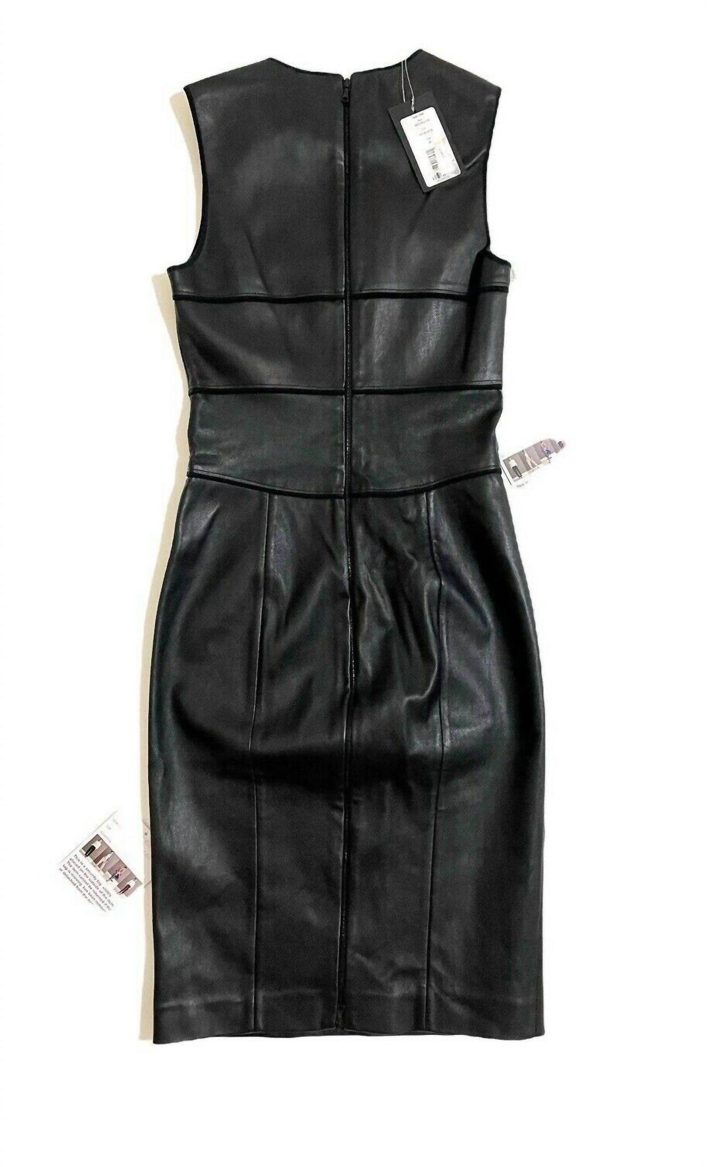 Narciso Rodriguez - Lambskin Leather Pencil Bodycon Midi Dress - Rack Hunt