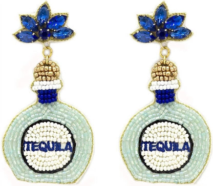 Women's Tequila Beaded Earrings