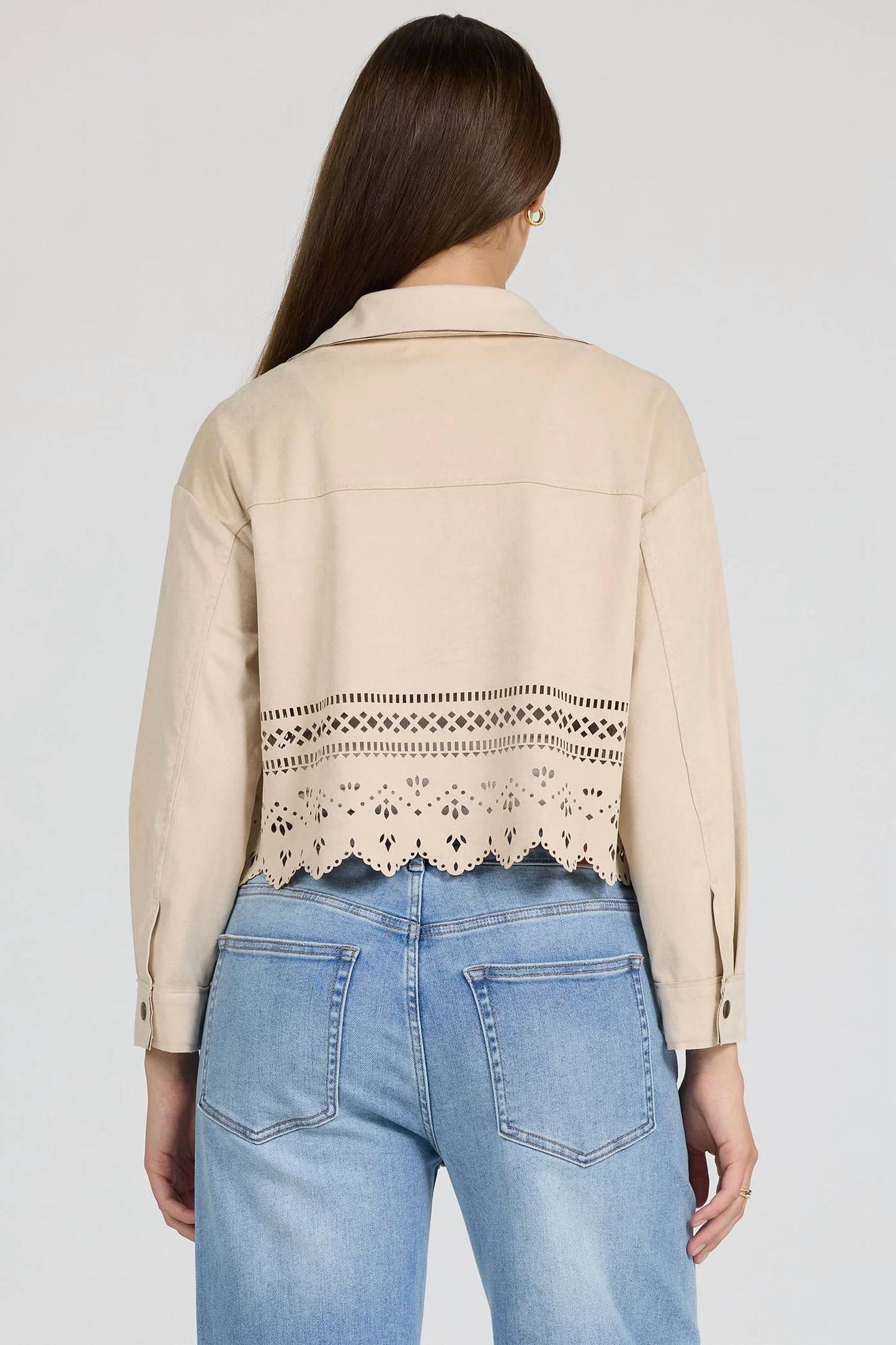 Retta Faux Suede Jacket