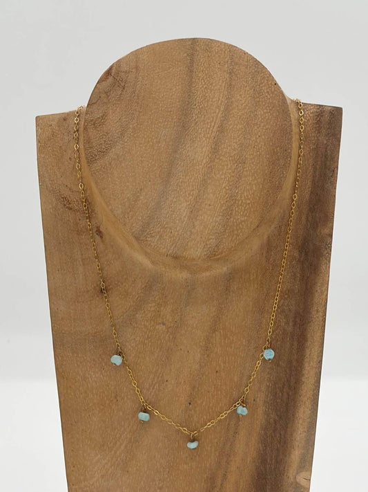 Blue Copper - Women's Larimar Necklace - Rack Hunt -