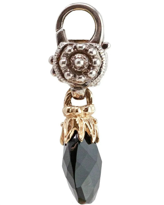 Alwand Vahan - 14k Gold Onyx Charm - Rack Hunt