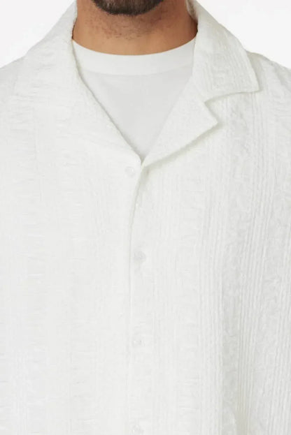 Hawks Bay - Men’s Textured Short Sleeve Shirt - Rack Hunt