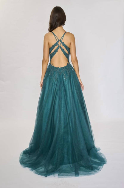 Formal Long Prom A-line Dress