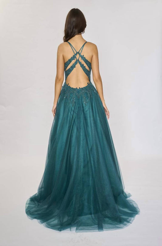 Formal Long Prom A-line Dress